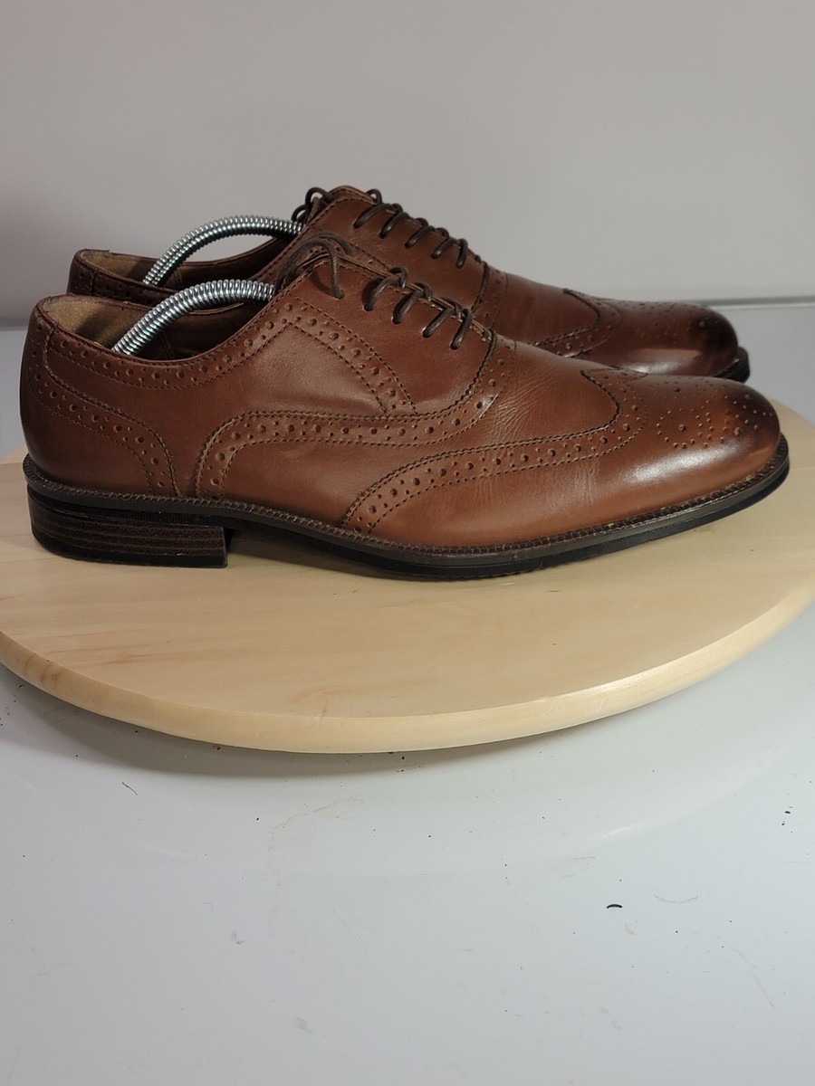 G.H. Bass & Co. Brown Oxford Dress Leather Shoes Men Size 10M | eBay