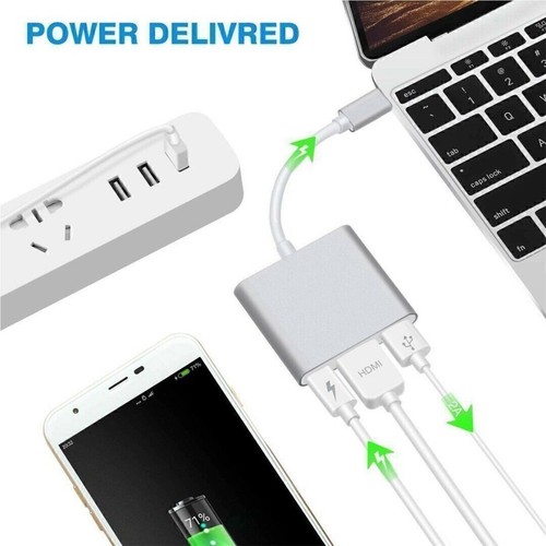 HDMI Typ C HUB HDMI Adapter USB C zu HDMI Adapter Splitter USB 3.1 3.0 3Farbe # - 第 3/8 張圖片