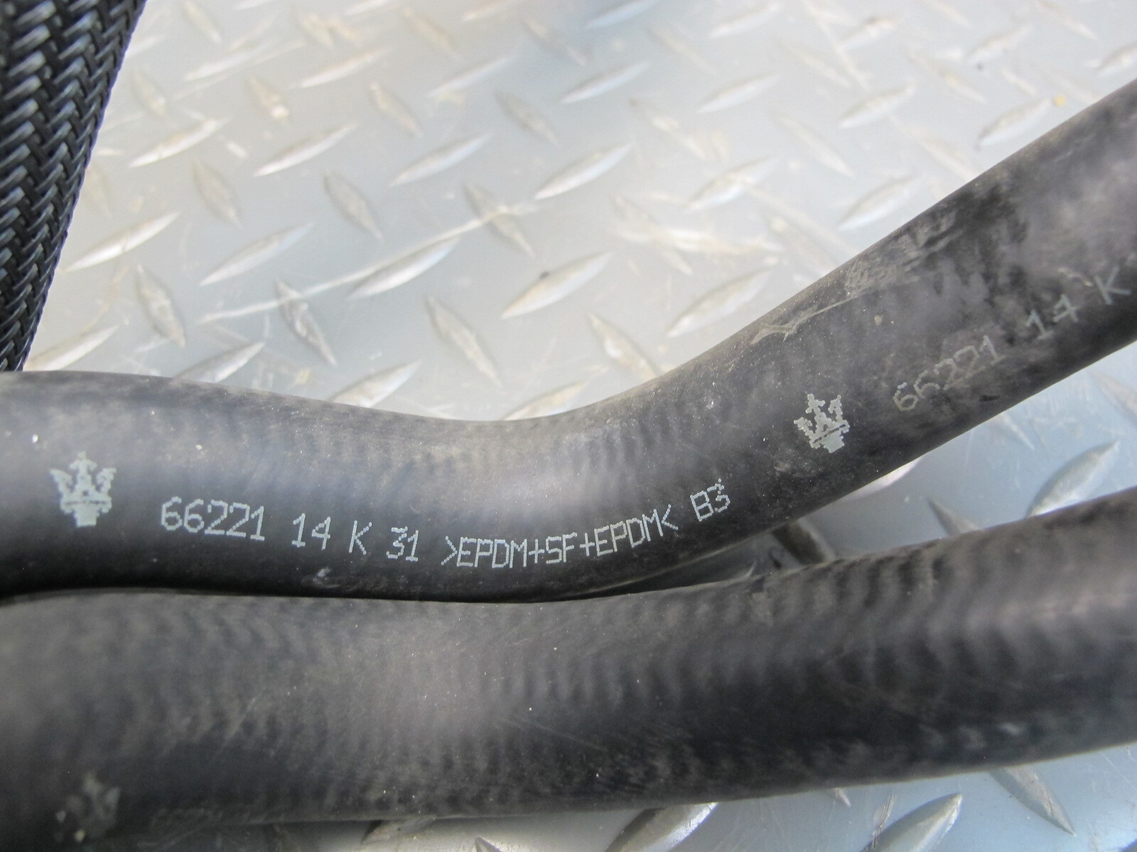 🥇14-17 MASERATI GHIBLI M157 SQ4 SET OF 4 ENGINE COOLING COOLANT HOSE PIPE OEM