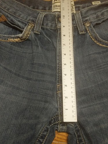 Stivali relaxed vintage Y2K Ariat M2 taglio sbiadito lavaggio medio blu jeans uomo 32x34 - Foto 5 di 13