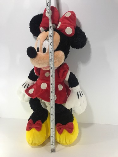 Disney Parks Minnie Mouse Plush 20 Inch Red Dress Polka Dot - Picture 2 of 4