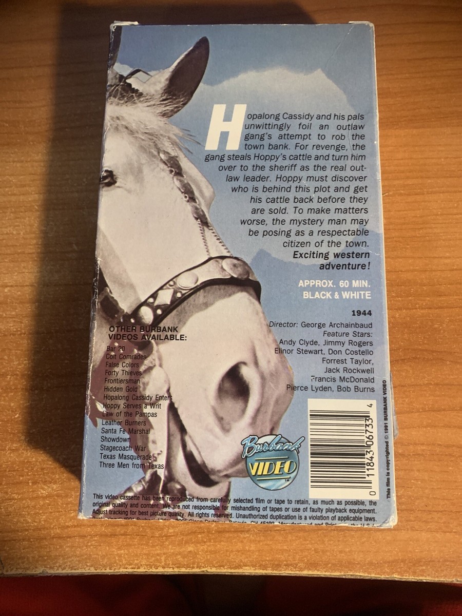 Hopalong Cassidy: Mystery Man (VHS) William Boyd104 | eBay