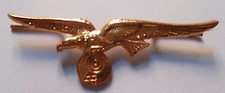 Insigne "Charognard" RADAR TRANSMISSIONS ARMÉE DE L'AIR ORIGINAL MÉTAL DORE 
