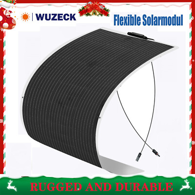130W Solarmodul Flexibel Solarpanel Mono Für Batterien Wohnmobil 12v Aufladen