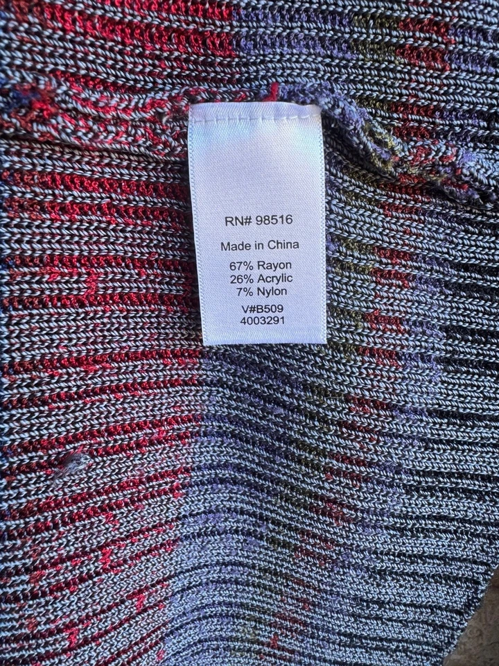 Cárdigan suéter Coldwater Creek manga 3/4 un botón para mujer talla L Foto 4 de 4