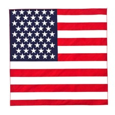 American Flag USA Flag Bandana Doo Do Rag 21" x 21" New Biker Cap Hat Head Wrap