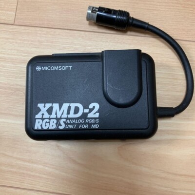 Micomsoft XMD-2 Analog RGB/S Unit For SEGA Mega Drive Tested Vintage Used Japan
