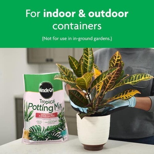 6 Qt. Tropical Potting Soil Mix - Ideal for Indoor & Outdoor Plants - Picture 6 of 6