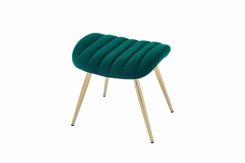 Bellamosa Modern Velvet Accent Chair Luxury Ottoman Stool Armchair Lounge Chair - Picture 23 of 29
