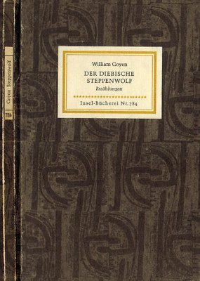 William Goyen, The Thieving Steppe Wolf 3 Stories, Island Library 784, 1963