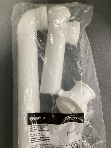 ProFlo PFEWP101 Plastic End Outlet Waste Direct Connect 1-1/2" X 16” - Picture 6 of 7