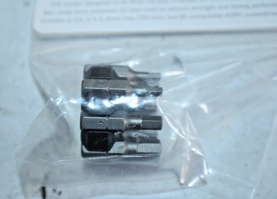 Juego de brocas multi-torque para bicicleta Pedro's 2,2,5,3,4,5,6 mm hexagonal T25 #2PH JIS se envía gratis Foto 4 de 4