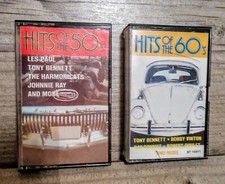 Hits Of The 50  s  Hits Of The 60  s Set Of 2 Cassette Tapes CBS Special Products
