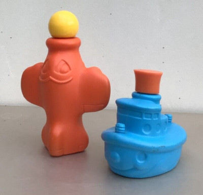 Avon TUB TUG BOAT AND CLEAN FLIGHT AIRPLANE BOTTLES Tub Toys