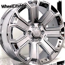 20 Inch Chrome Inserts 2015 Gmc Denali Oe Replica Wheels Cadillac Escalade 6x5.5