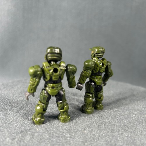 Mega Bloks Construx UNSC Master Chief Mini Figure Lot Green Spartan - Picture 12 of 16