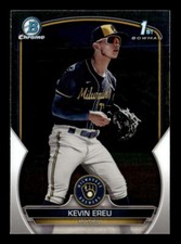 2023 Bowman Chrome #BCP-229 Kevin Ereu 1st Bowman