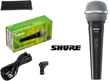 SHURE SV100 microfono dinamico per canto karaoke radio speaker +cavo cannon/jack