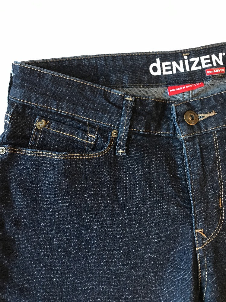 Jean Cropped Denizen Levi's Pour Femme - Taille 6 - Couleur Foncée - Occasion Très Bon état