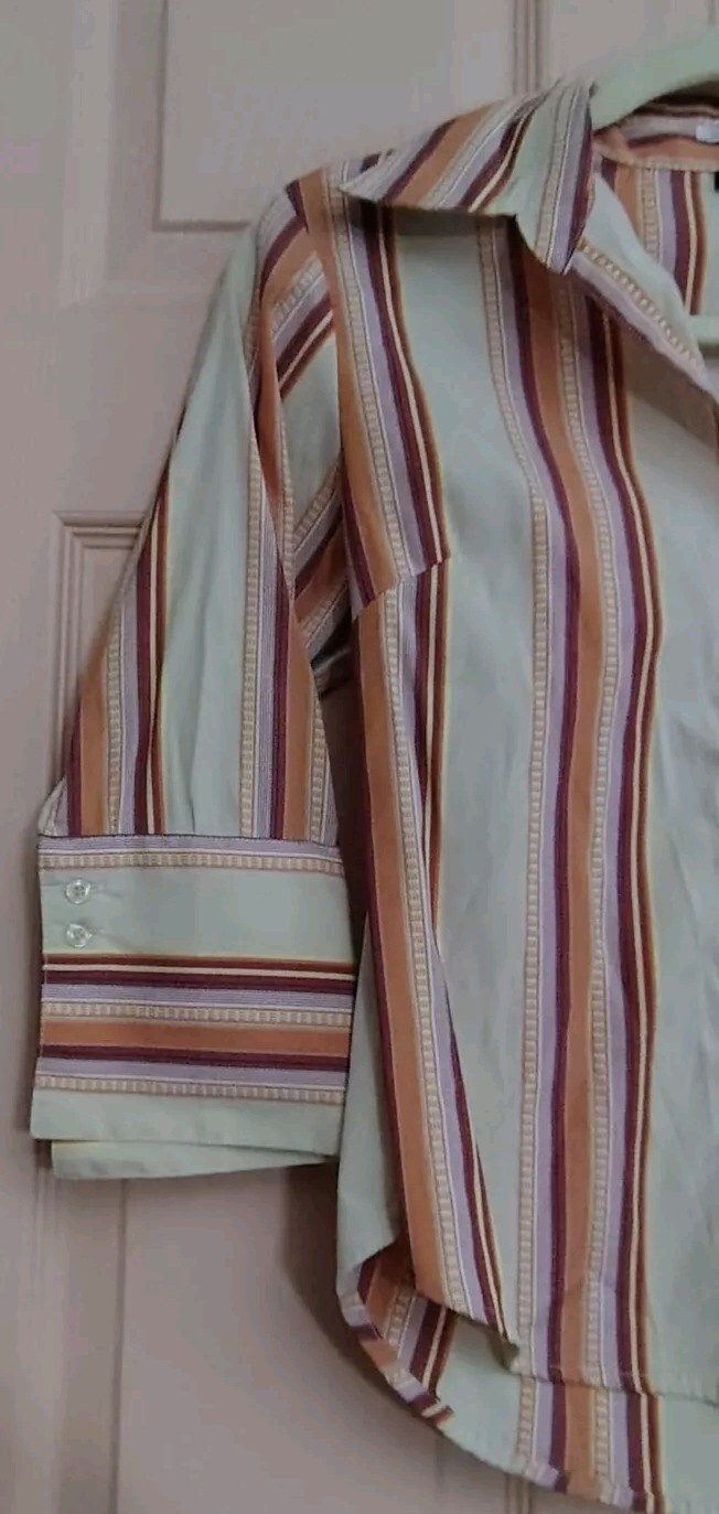 Cotton Express Striped Small Polyester Nylon 3/4 … - image 2