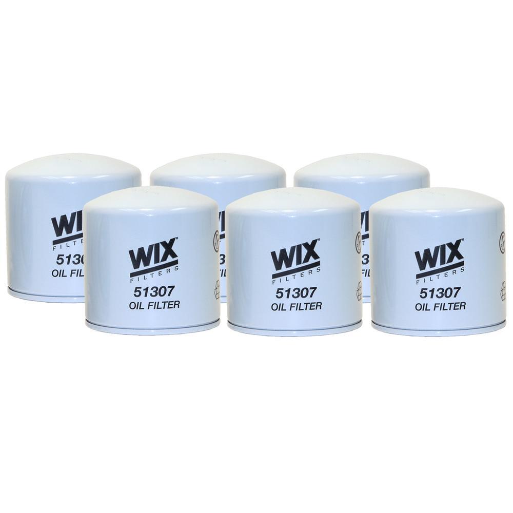 WIX Set of 6 Engine Oil Filters (Spin-On) 51307 | eBay