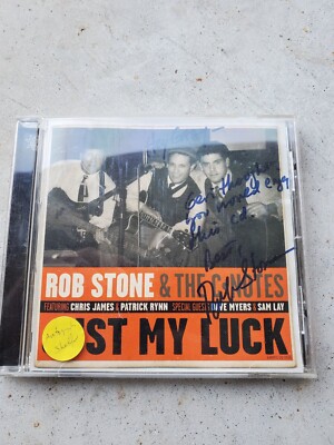 Signed By Artist Just My Luck by Rob Stone (CD, Sep-2003, Earwig)
