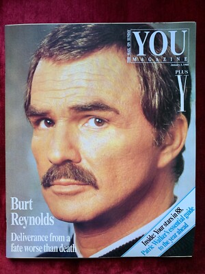 YOU magazine 3-January-1988 BURT REYNOLDS Mandy Smith John Lowe Suzanna Hamilton