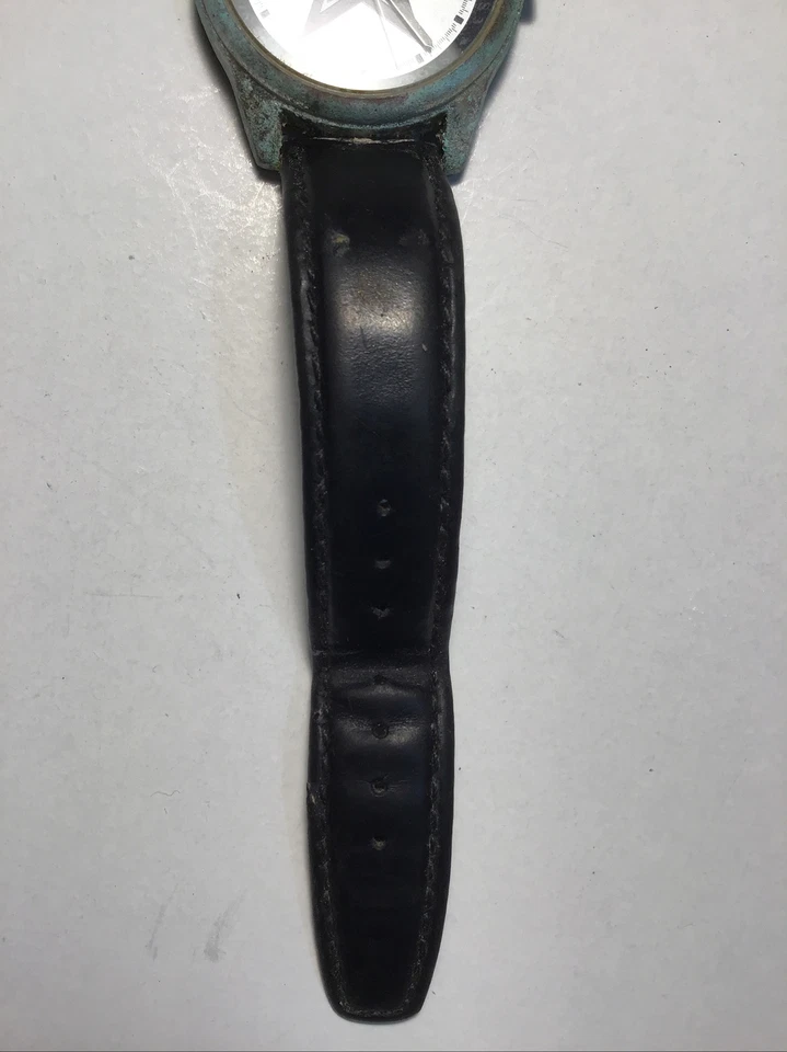 Cowboys Game Time Mens Watch Quartz Analog Japan Movement Silver Tone AS-IS 1972 - Image 4 of 4