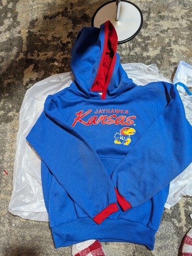 Kansas Jayhawks shirt, Hoodie size Youth Small 6/8 - Picture 2 of 7