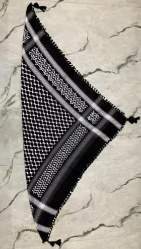 Arab Keffiyeh Shemagh All Original Palestine-like Scarf Kufiya Arafat Cotton