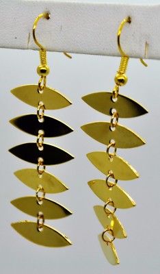 E750 Cute Simply Unique Design Light weight gold plated Dangle Fashion Earrings