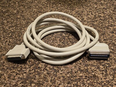 PC Concepts - DB25 Parallel Male to CN36 Centronics PC Printer Cable - 10 ft