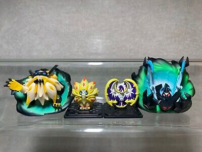 Ultra Necrozma Solgaleo Lunala(3 pcs)Pokemon Monster Tomy Collection Figure.