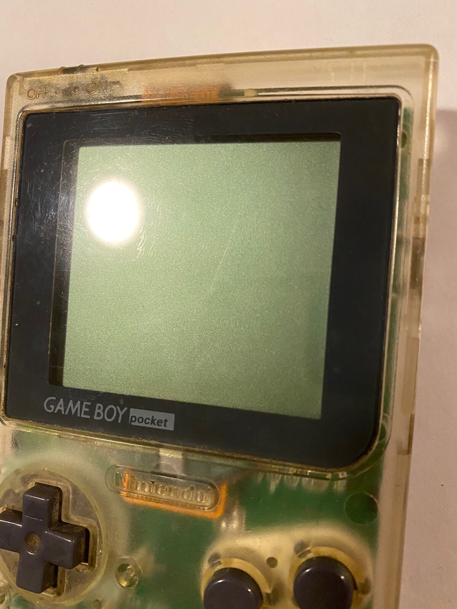Nintendo Game Boy Pocket (Clear, MGB-001 & Tested/Working) Retro