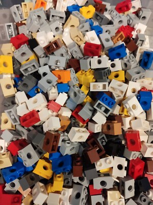 Lego 10x Technic 3700 Brick Stein Lochstein 1x2 1 Loch verschiedene Farben