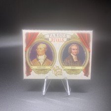 2022 Topps Allen & Ginter Famous Rivals ALEXANDER HAMILTON & AARON BURR