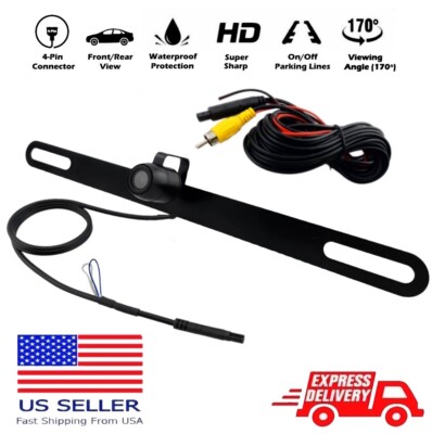 Rear View Camera Backup License Plate Night Mode for ALPINE IVE-W535HD IVEW535HD