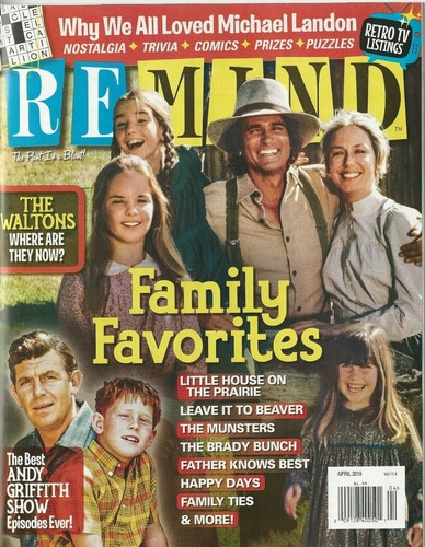 Remind Magazine April 2019 Familienfavoriten Michael Landon Waltons kein Etikett Neuwertig