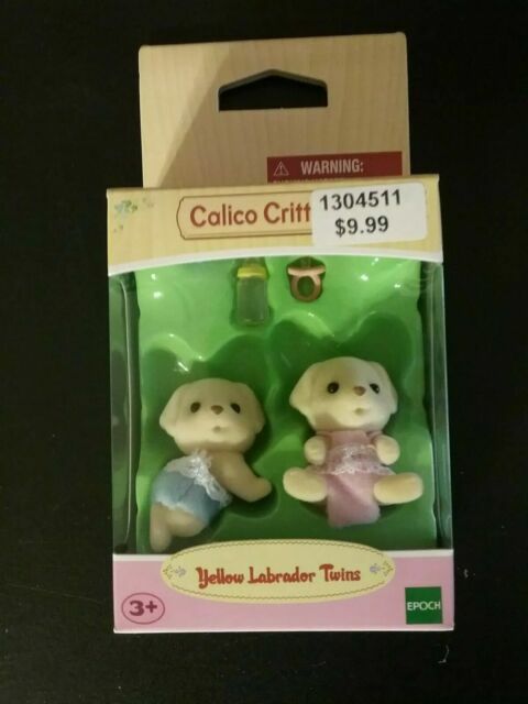 calico critters yellow labrador twins