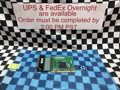 Moxa 8 Port UPCI Board; RS-232, CP-168U, CP168U, SHIPSAMEDAY