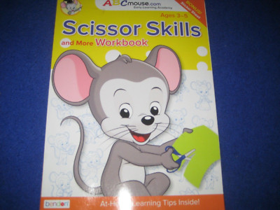 Scissor Skills and more Workbook/ ABC mouse/ Bendon/ brand new/ ages 3-5