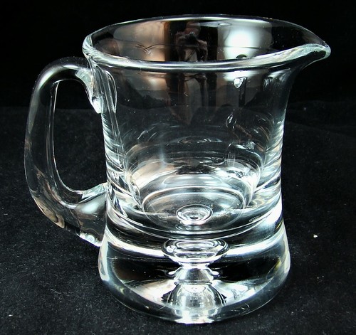 Block Crystal Air Bubble possibly KARLSTADT Creamer - Picture 3 of 6