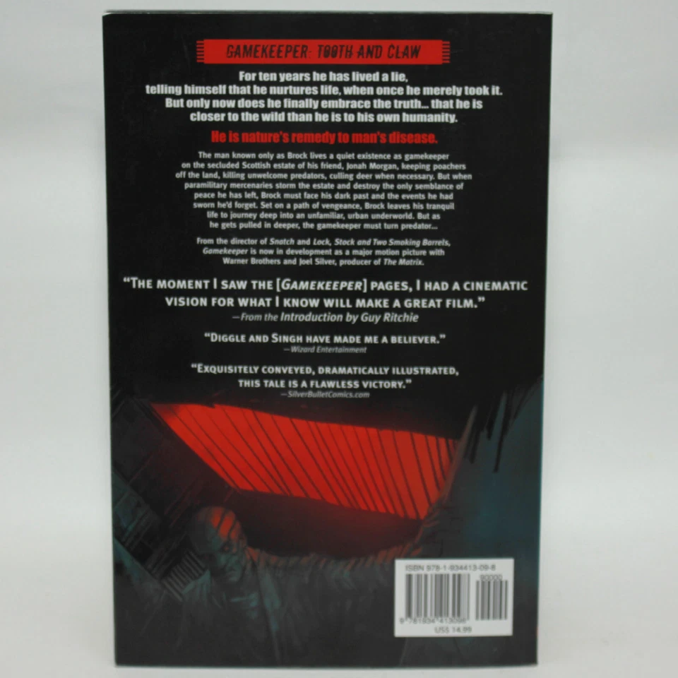 GUY RITCHIE'S GAMEKEEPER Vol. 1 de Andy Diggle & Mukesh Singh - Virgin, 2007 TPB Foto 2 de 4