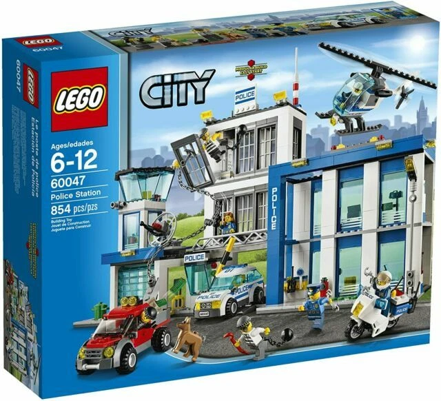 Lego City 60047 NO BOX Police Station Retired