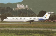Postcard Airline ROMANIA BAC One Eleven YR-BRE Unposted CC9.