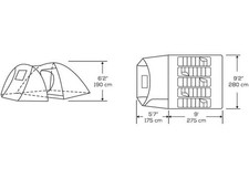 KUMA Outdoor Gear 483-KM-TEBD-GO-5 Bear Den 5 Tent