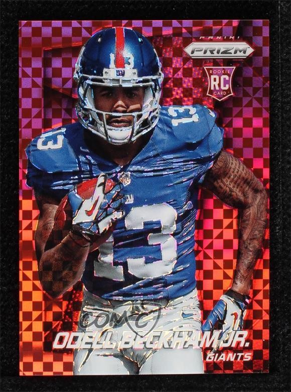 2014 Panini Prizm Red Power Prizm 115/125 Odell Beckham Jr #282 Rookie RC 7zf