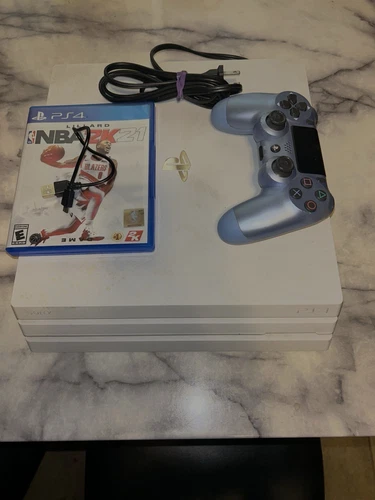Sony PlayStation 4 Pro 1TB White Console Gaming System CUH-7015B
