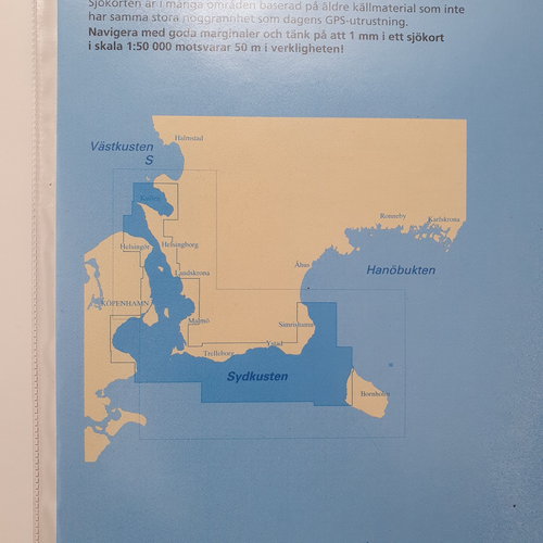 Båtsportkort Swedish Series Sydkusten Nautical Charts 2012 - Picture 3 of 3