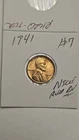 wheat penny 1941 NICE RED BU 1941-P NICE UNC LINCOLN CENT GEM RED LUSTER LOT #7